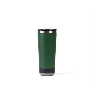 Dark Green Vibe 18oz Stainless Steel Tumbler with Flashlight Beacon